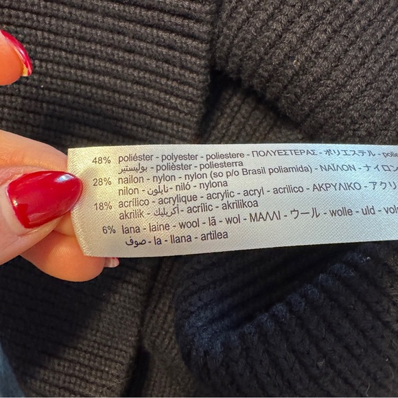 ZARA Long Knit Sleeveless Navy Midi Length Dress - Picture 12 of 12